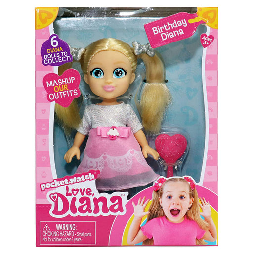 Love, Diana Birthday Diana 6" Doll 