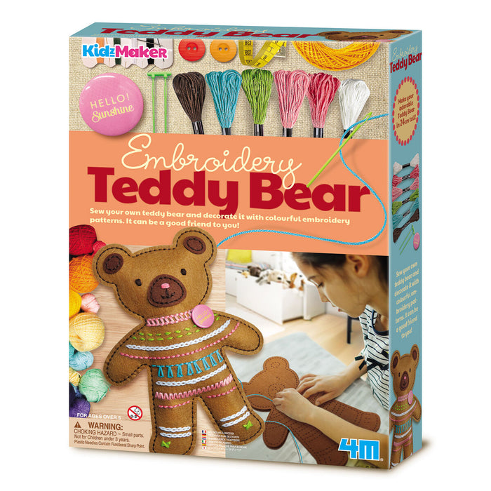 4M Embroidery Teddy Bear Kit