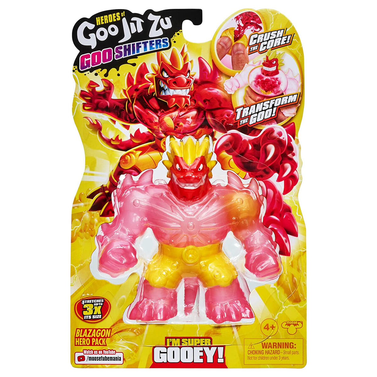 Heroes of Goo Jit Zu Goo Shifters Blazagon Stretch Figure — Booghe