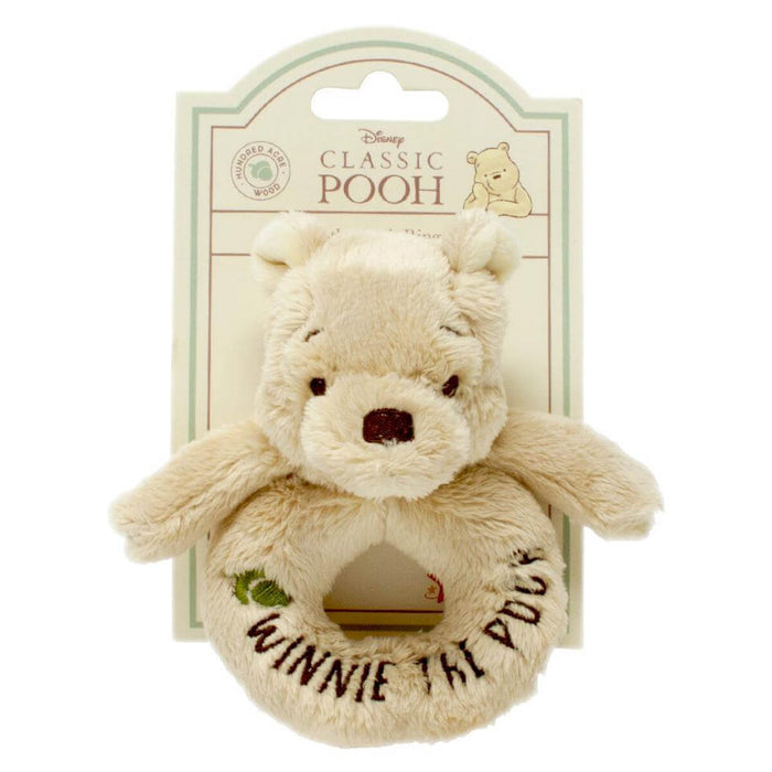Disney Classic Pooh Hundred Acre Wood Winnie-the-Pooh Ring Rattle