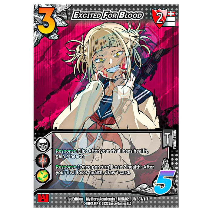 My Hero Academia Collectible Card Game Deck Loadable Content Series 2: Crimson Rampage