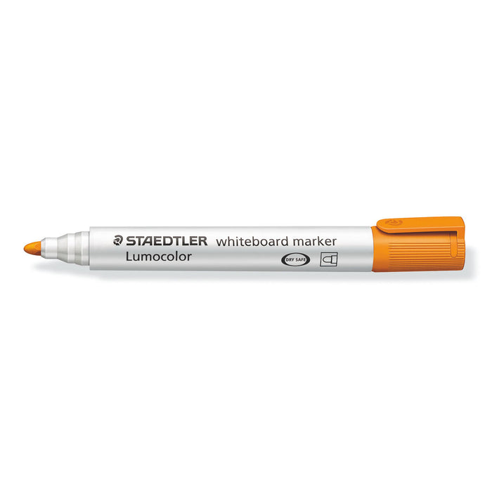 Staedtler Lumocolor Whiteboard Orange Bullet Tip Marker