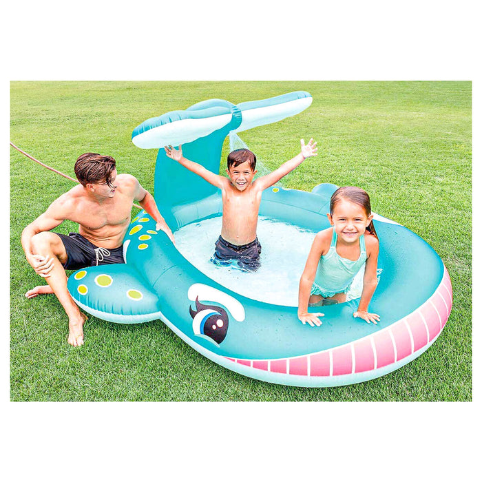 Whale Spraying Swimming Pool Intex Inflatable — Booghe