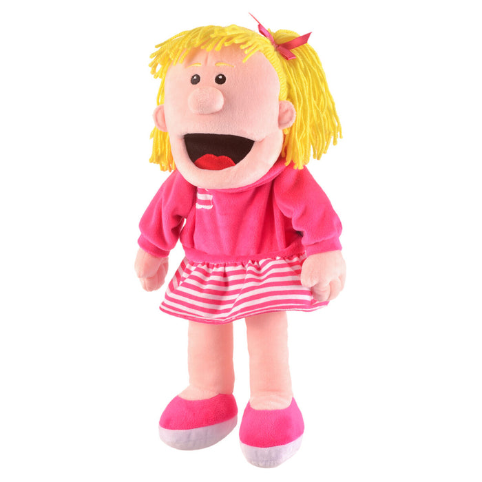 Fiesta Crafts Girl Moving Mouth Hand Puppet