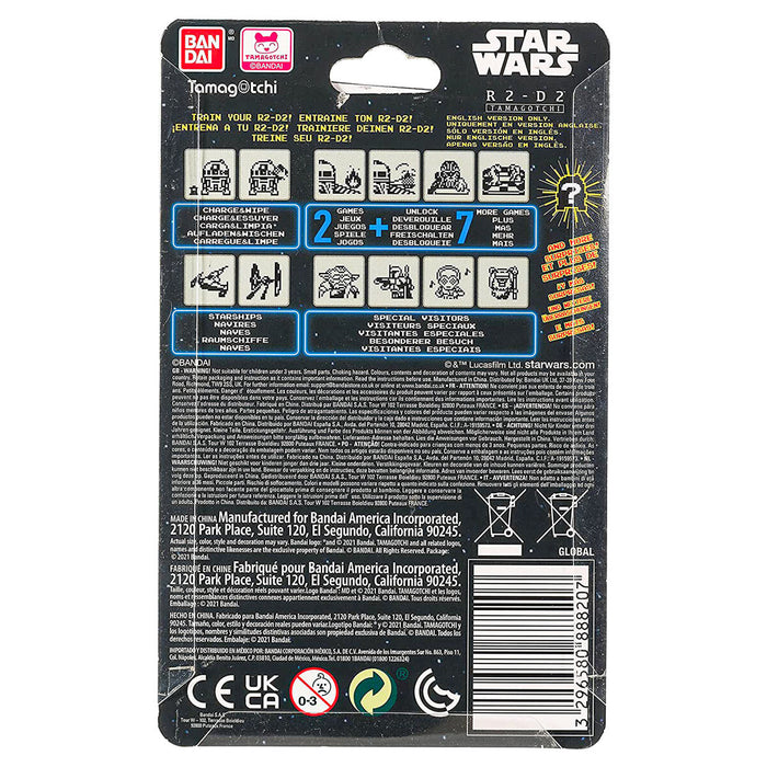  Star Wars R2-D2 Tamagotchi Virtual Reality Pet White