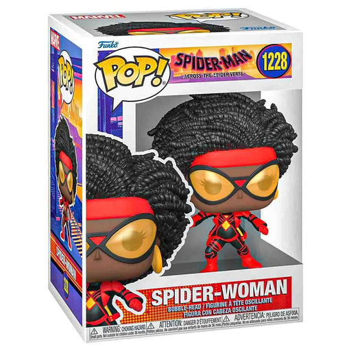 Funko Pop! Spider-Man Across the Spider-Verse: Spider-Woman Bobble-Head Figure #1228