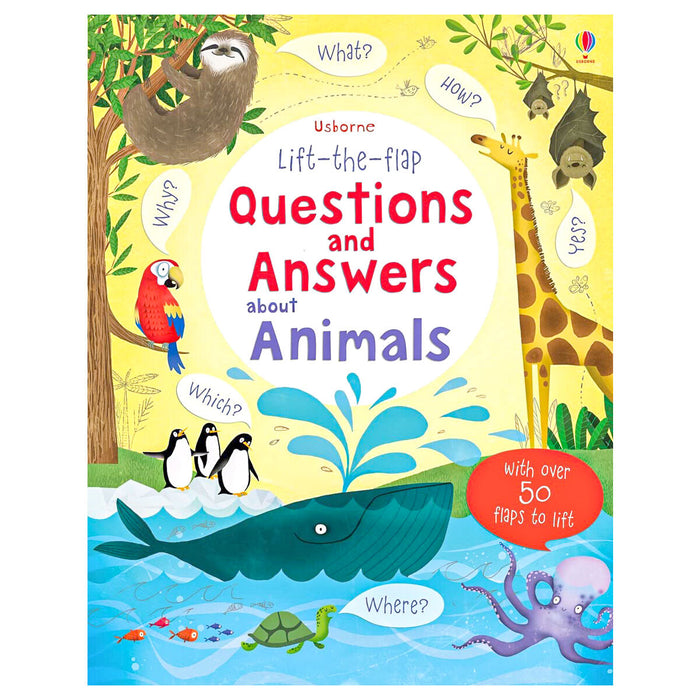 Usborne Questions and Answers about Animals Lift-the-Flap Book
