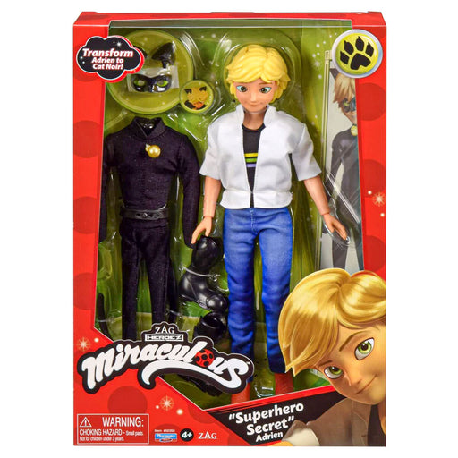 Miraculous Ladybug Fashion Flip Cat Noir Transforms from Adrien to Cat Noir  with the Flip of a Finger