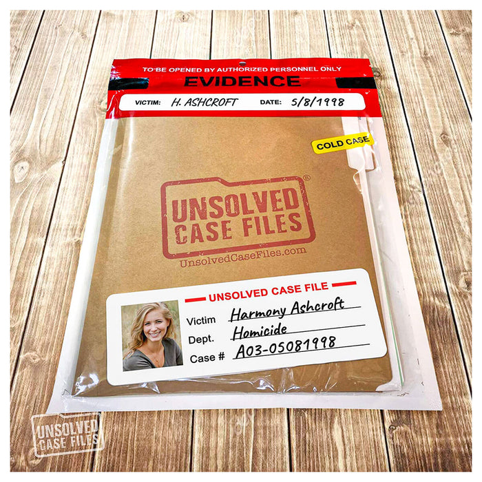 Unsolved Case Files Harmony Ashcroft Case Murder Mystery Game