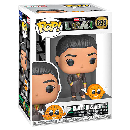 Funko Pop! Marvel Loki Ravonna Renslayer with Miss Minutes Bobble-Head Figure #899