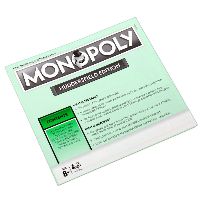 Monopoly Board Game Huddersfield Edition