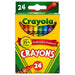 Crayola Wax Crayons (24 packs of 24)