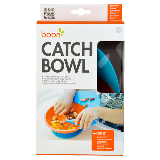 Boon Catch Toddler Bowl (Orange/Blue)
