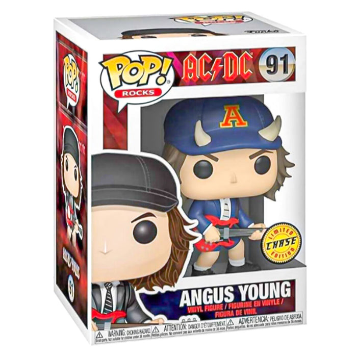 Funko Pop! Rocks: AC/DC Angus Young Vinyl Figure Limited Edition Chase Variant #91