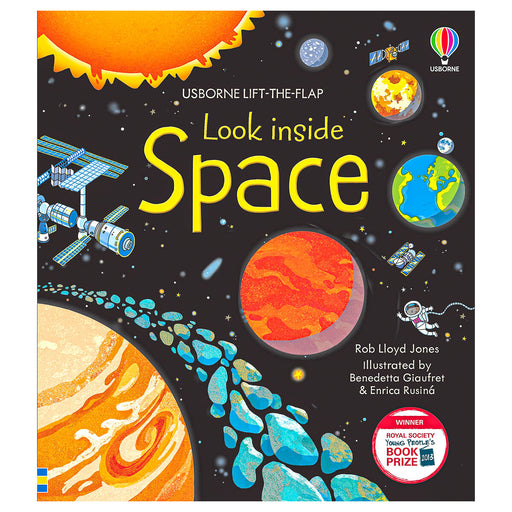 Usborne Look Inside Space Lift-the-Flap Book