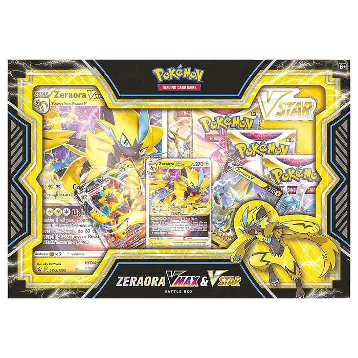 Pokémon Trading Card Game Zeraora VMAX & VSTAR Battle Box