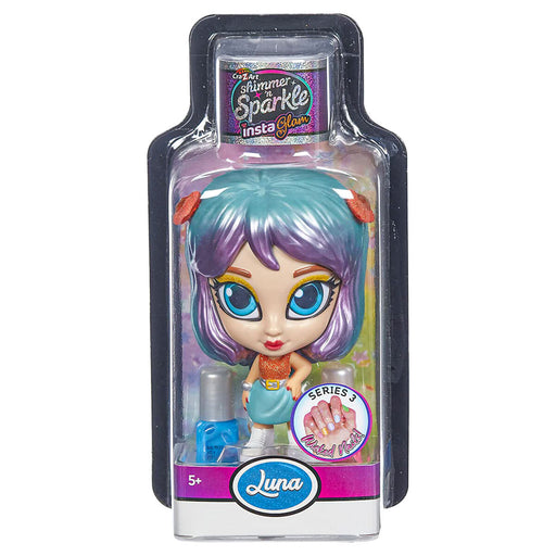Character CraZart Shimmer 'n Sparkle InstaGlam Series 3 Wicked Nails Luna Doll