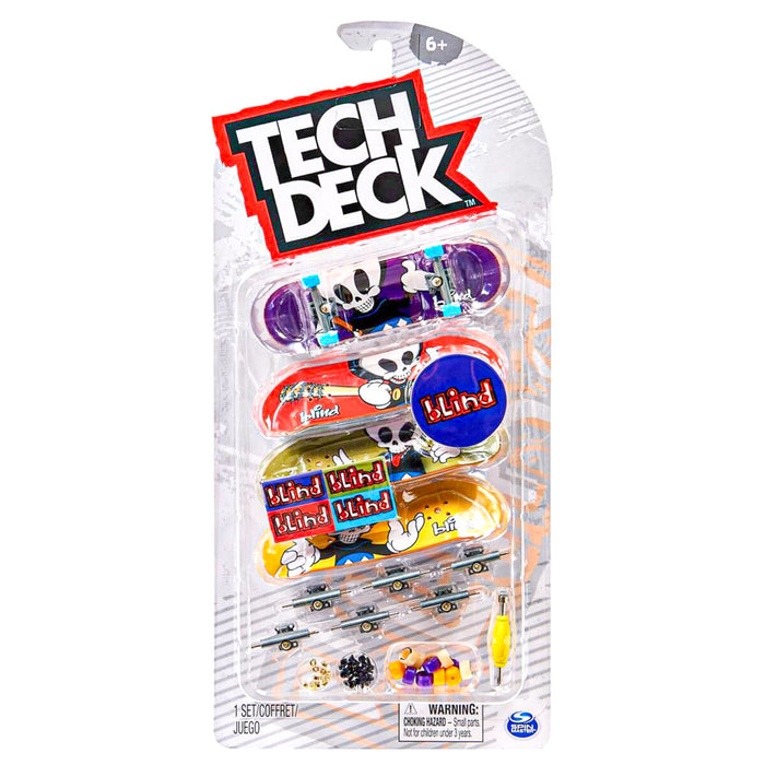 Tech Deck Fingerboards 4 Pack styles vary