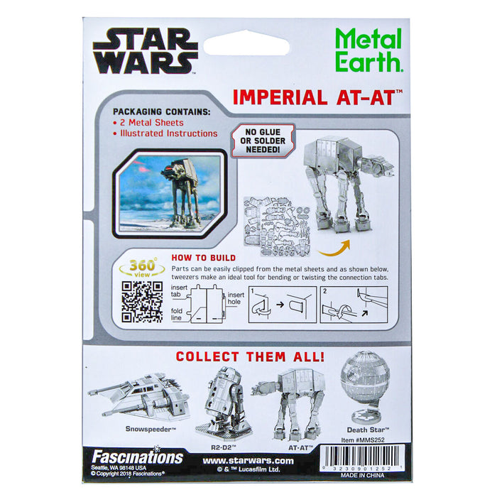 Metal Earth Star Wars Imperial AT-AT Steel Metal Kit