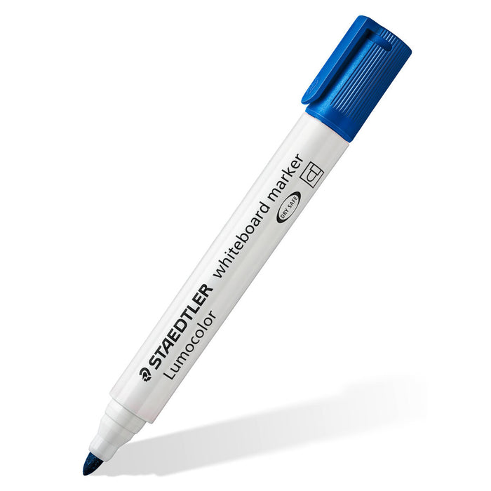 Staedtler Lumocolor Whiteboard Blue Bullet Tip Marker