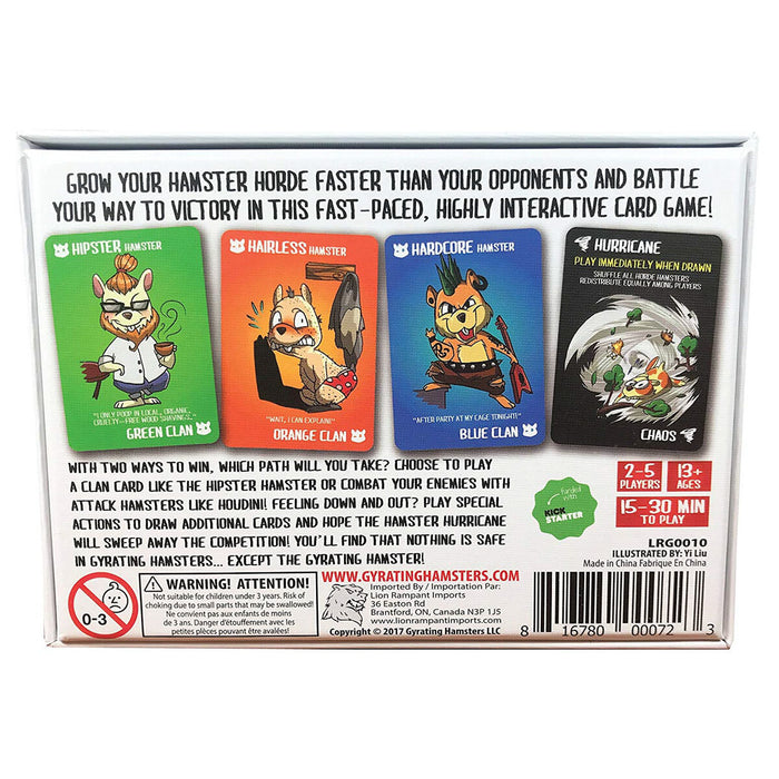 Gyrating Hamsters Card Game