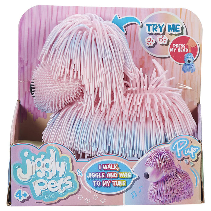 Jiggly Pets Pup Pearlescent Pink