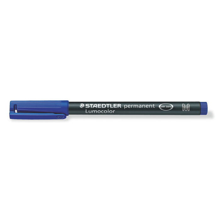 Staedtler Lumocolor Permanent Universal Blue Medium Line Pen