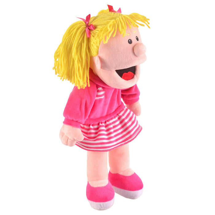 Fiesta Crafts Girl Moving Mouth Hand Puppet
