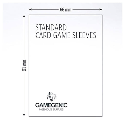 Gamegenic Standard Card Game 50 Matte Sleeves 66 x 91mm Colour Code: Gray