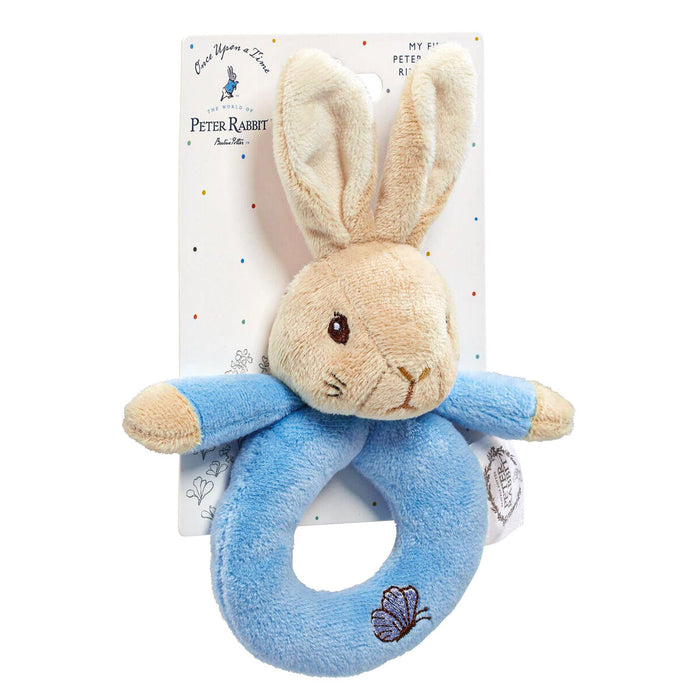 Peter Rabbit My First Peter Rabbit Ring Rattle Soft Toy