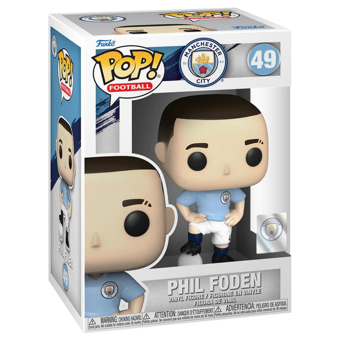 Funko Pop! Football: Manchester City FC Phil Foden Vinyl Figure
