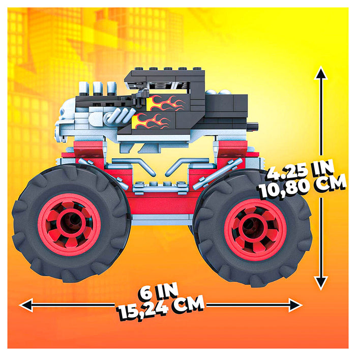 Mattel Monster Trucks Bone Shaker Monster Truck Building Set