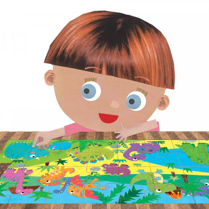 Headu Puzzle 8+1 Dinosaurs