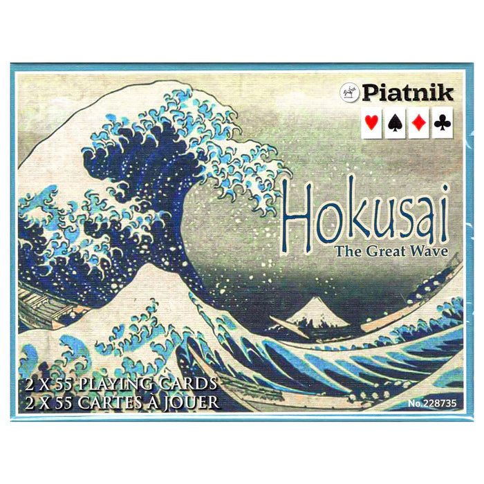 Hokusai: The Great Wave Double Bridge Playing Cards 