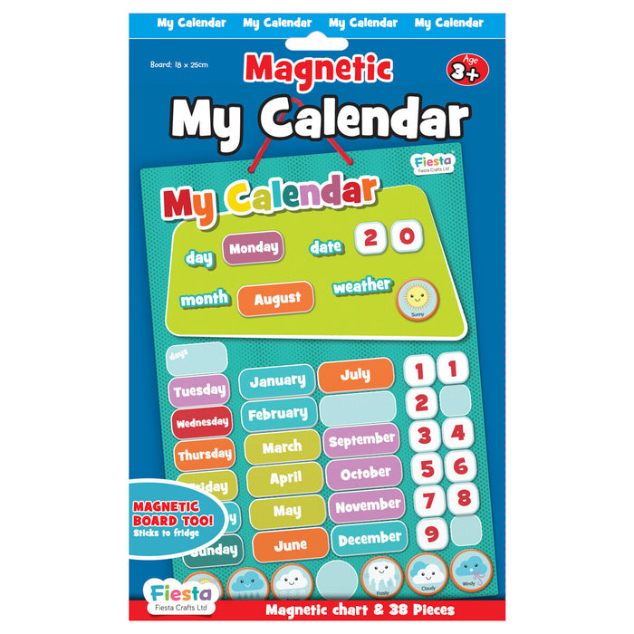 Fiesta Crafts Magnetic My Calendar Chart Set