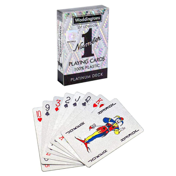 Waddingtons Number 1 Platinum Deck Playing Cards