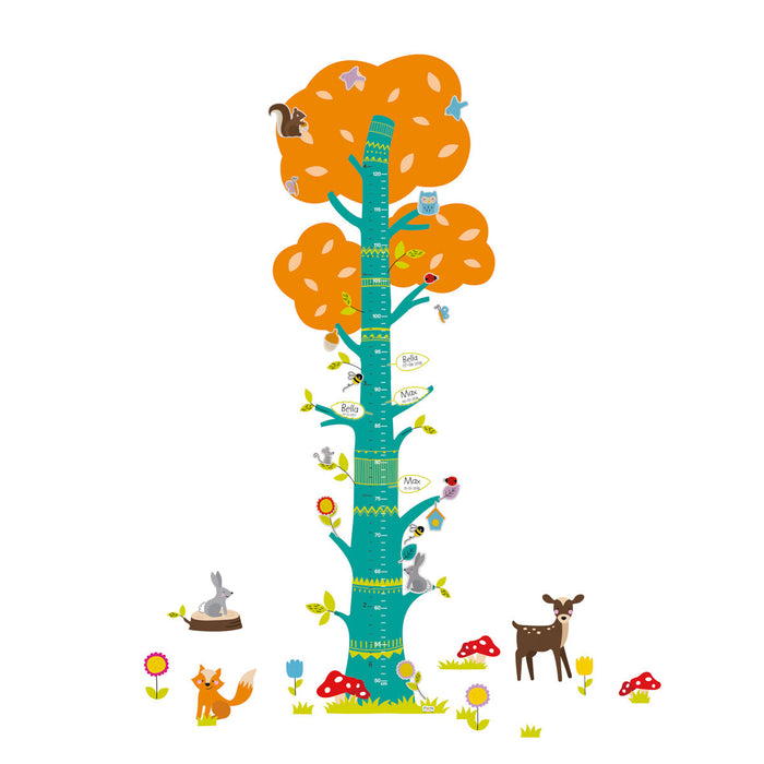 Fiesta Crafts Stickabouts Height & Growth Chart with Glue-Free Stickers