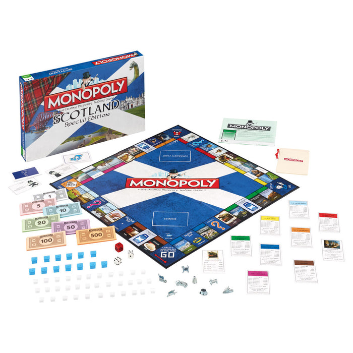 Monopoly Board Game Scotland Special Edition