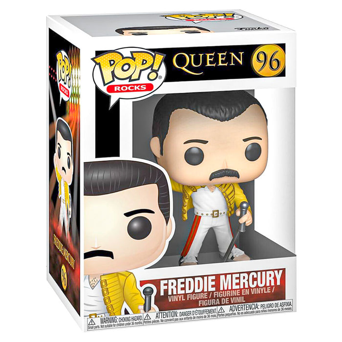 Funko Pop! Rocks: Queen Freddie Mercury Wembley 1986 Vinyl Figure #96