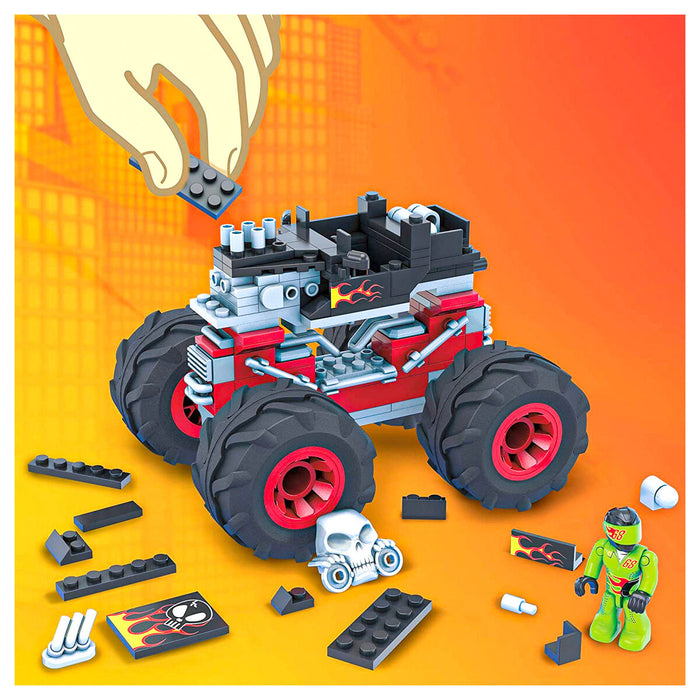 Mattel Monster Trucks Bone Shaker Monster Truck Building Set