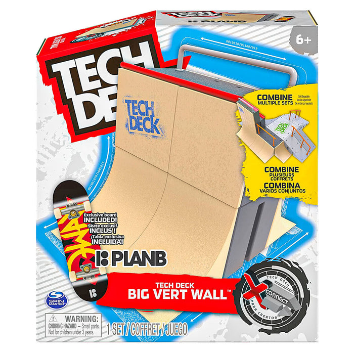 Tech Deck Big Vert Wall X-Connect Park Creator Ramp Set — Booghe