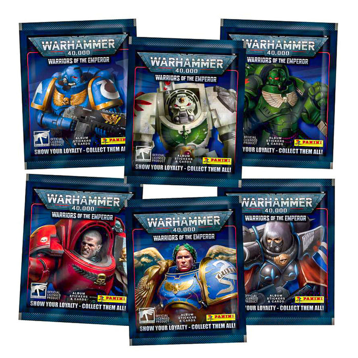 Panini Warhammer 40,000: Warriors of the Emperor Sticker Collection 17 Pack Multiset