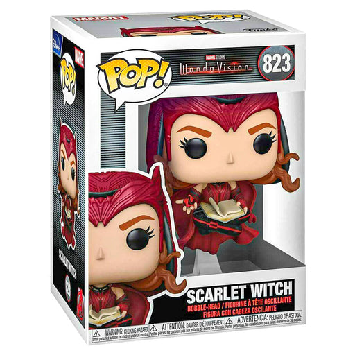 Funko Pop! Marvel WandaVision: Scarlet Witch Bobble-Head Figure #823