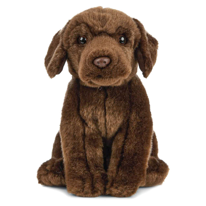 Living Nature Chocolate Labrador 20cm Soft Toy