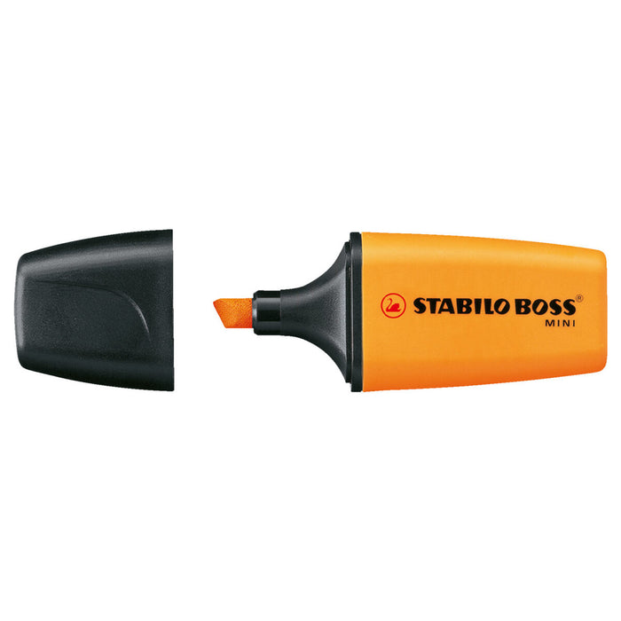 STABILO BOSS MINI Orange Highlighter Box of 10 