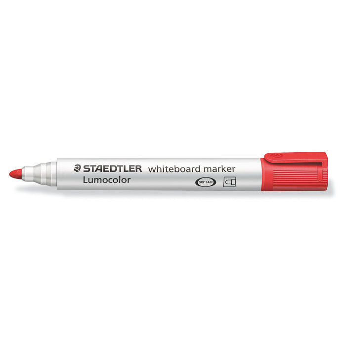 Staedtler Lumocolor Whiteboard Red Bullet Tip Marker