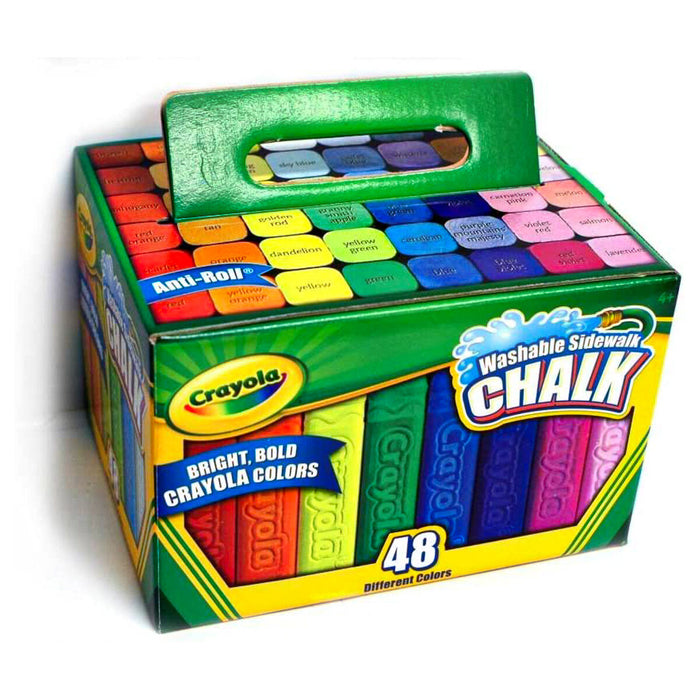 Crayola Washable Sidewalk Chalk Set Pack of 48 x 2