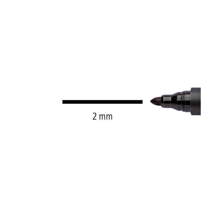 Staedtler Lumocolor Permanent Black Bullet Tip Marker