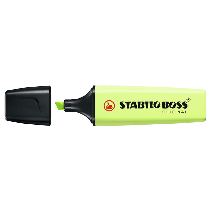 STABILO BOSS ORIGINAL Pastel Dash of Lime Highlighter Box of 10