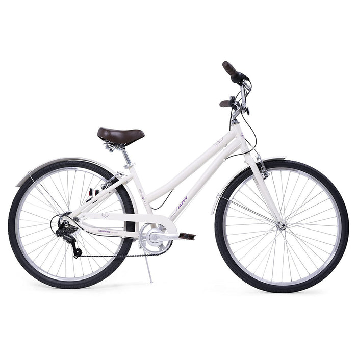 Huffy Sienna Ladies 27.5 inch Hybrid Bike Bone Satin White